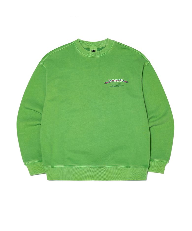 카메라클럽 피그먼트 맨투맨 GREEN
