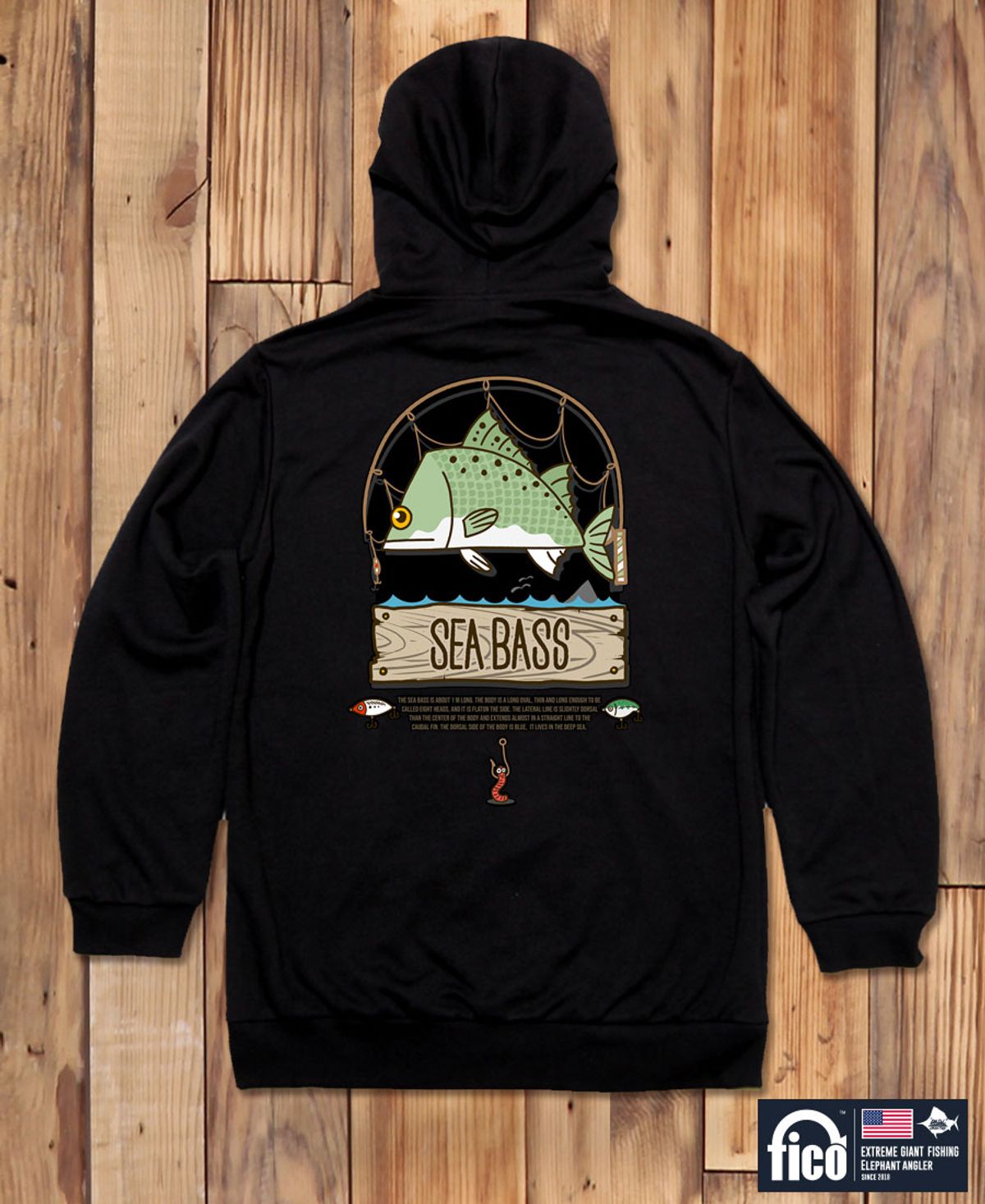 돌돌(DOLDOL) FICO-HOODY-136  익스트림 낚시 브랜드  피코 캐릭터 그래픽 후드티 후디