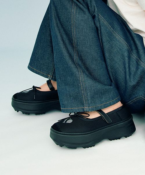 ★FLCT★ Glow padding mary jane_Black Jastip Korea / China / Us / Uk Curated | FLCT Glow Platform