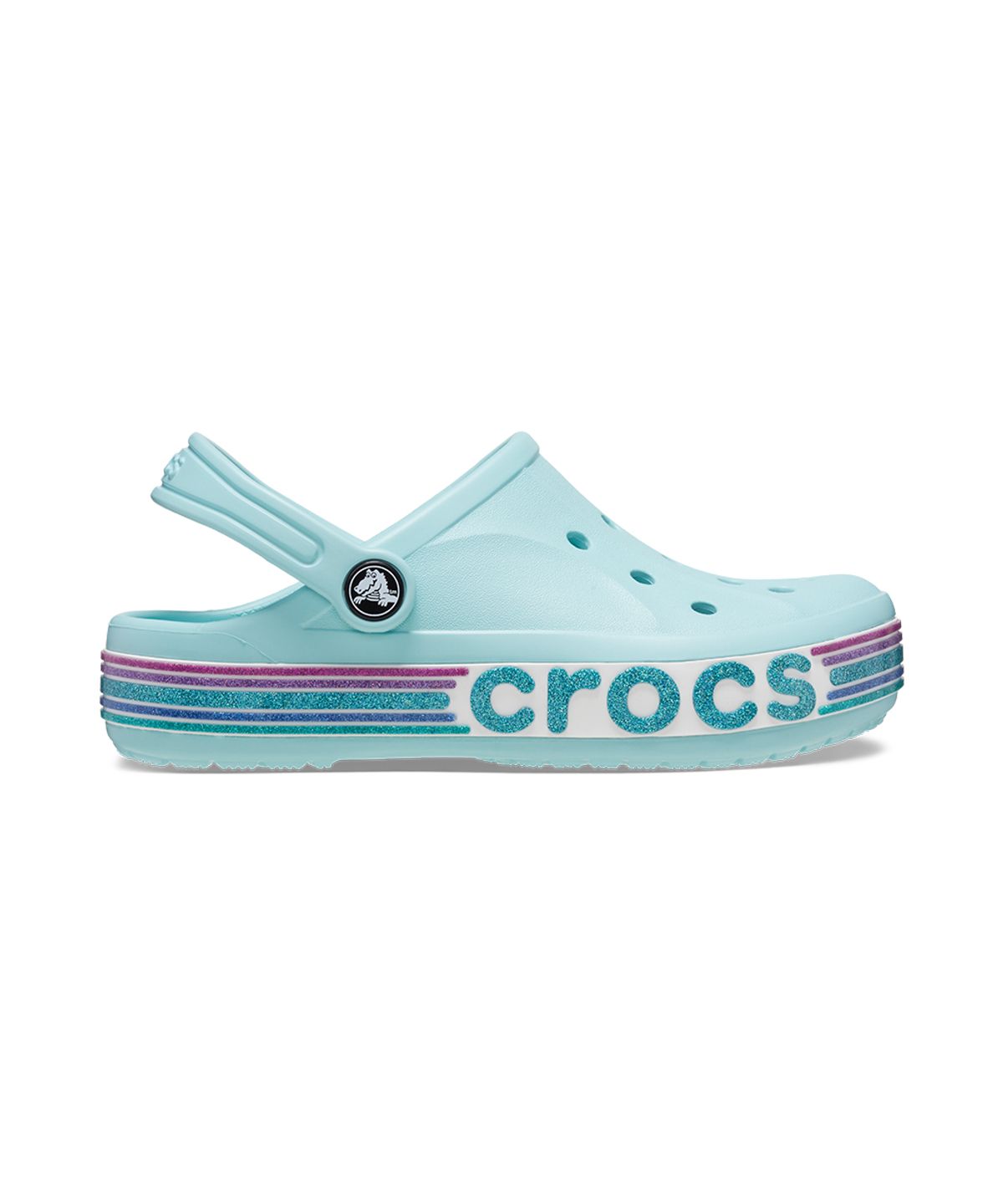 크록스키즈(CROCS KIDS) 유아 바야밴드 레인보우 글리터 클로그 PWA (24SKCL209731)