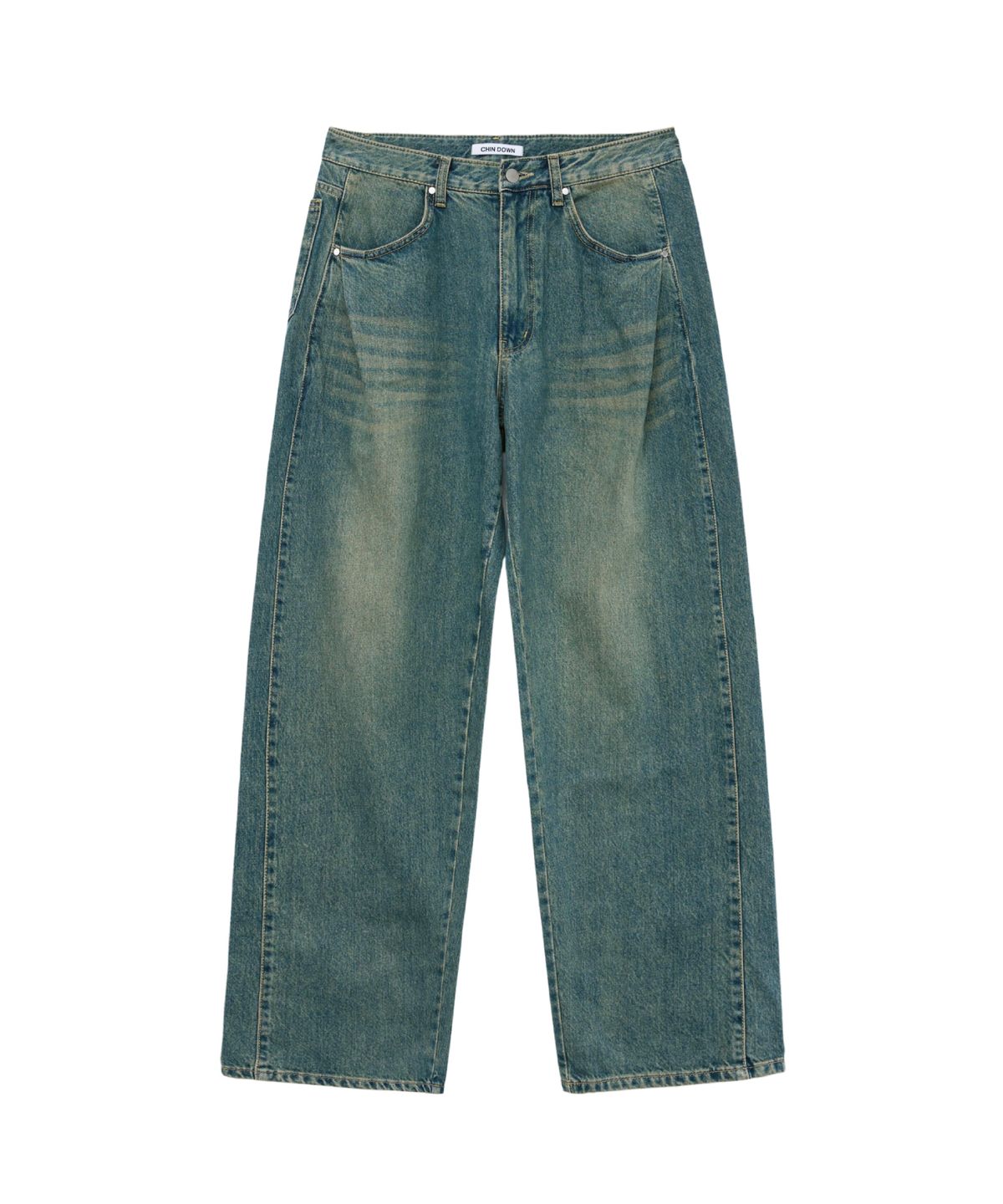친다운(CHIN DOWN) BOY DENIM PANELLED (INDIGO)