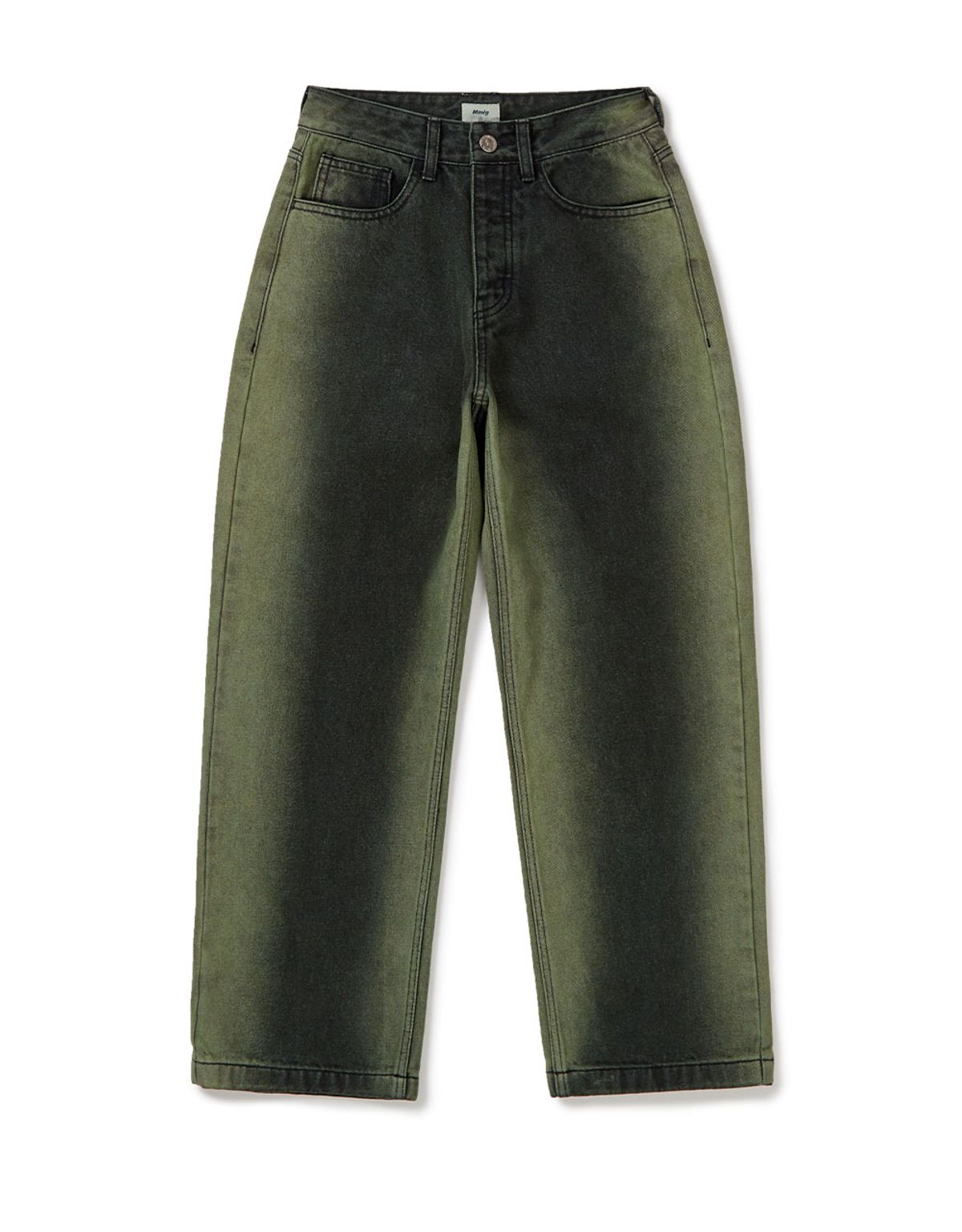 엠엠엘지(MMLG) [Mmlg] WASHED DENIM PANTS (WASHED KHAKI)