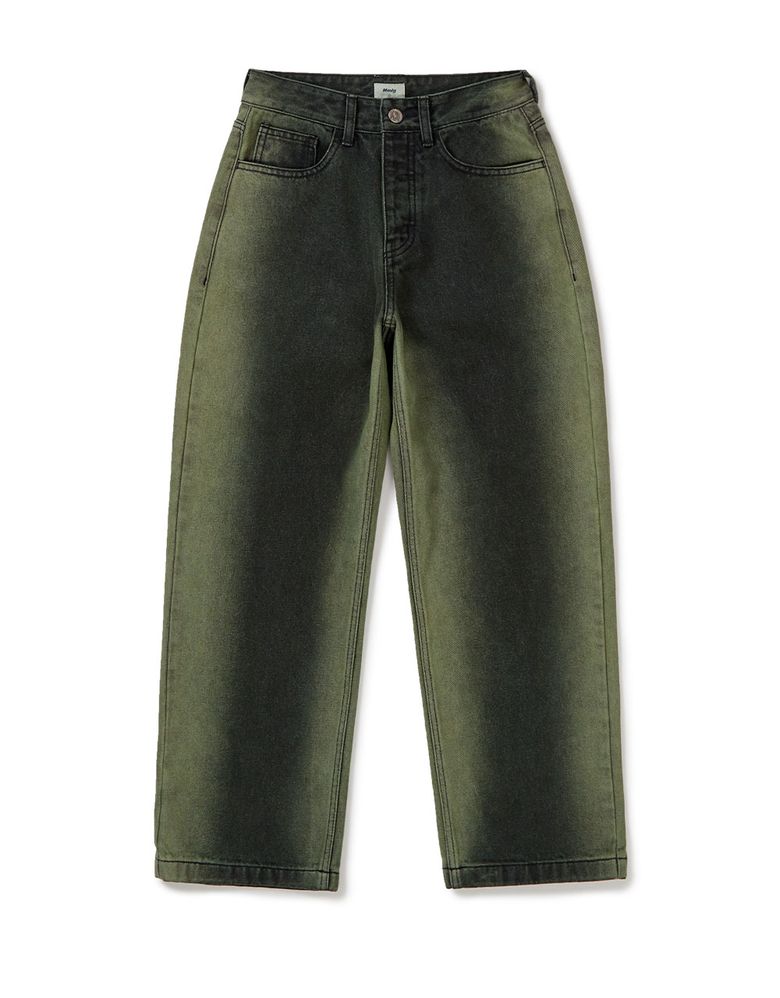 [Mmlg] WASHED DENIM PANTS (WASHED KHAKI)