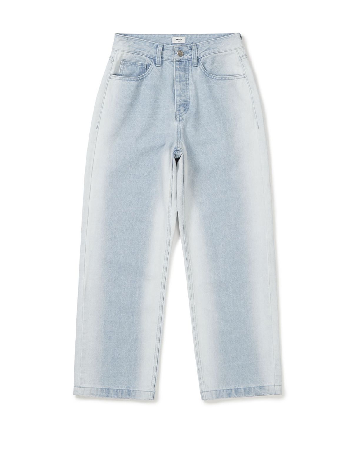 엠엠엘지(MMLG) [Mmlg] WASHED DENIM PANTS (WASHED BLUE)