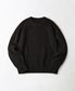 RAGLAN CREW NECK KNIT_BLACK