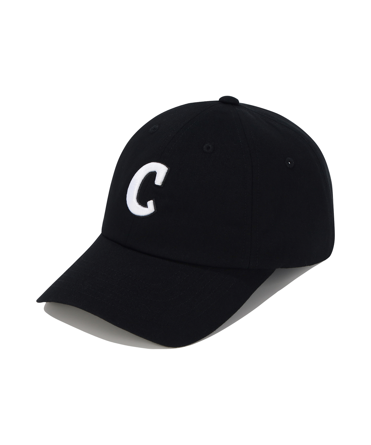 커버낫(COVERNAT) 어센틱 C 로고 볼캡 블랙