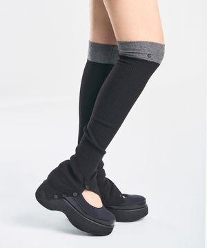 버튼 레그 워머_2COLOR