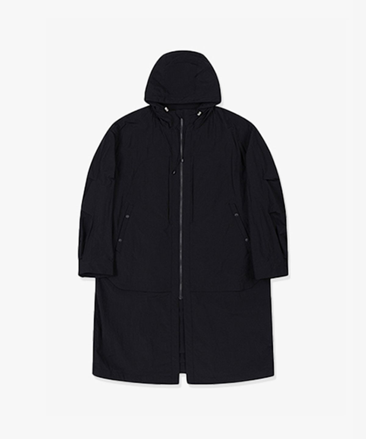가넷옴므(GARNET HOMME) GBS22211 블랙 후드 사파리 롱 점퍼