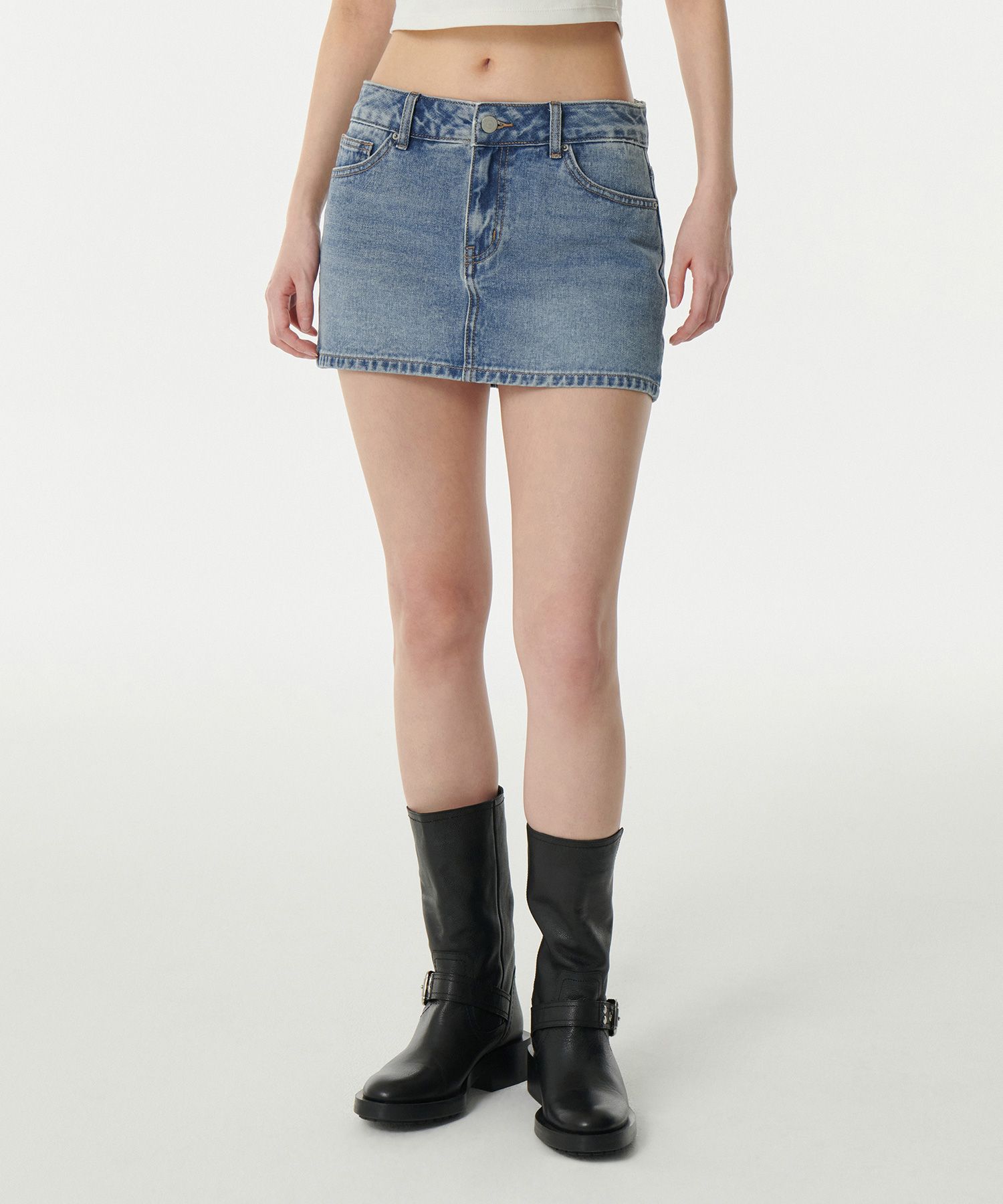 MUSINSA STANDARD ウーマンズ ローライズ デニム ミニスコッツ MUSINSA公式 | MUSINSA STANDARD WOMAN Women's Low Rise Denim