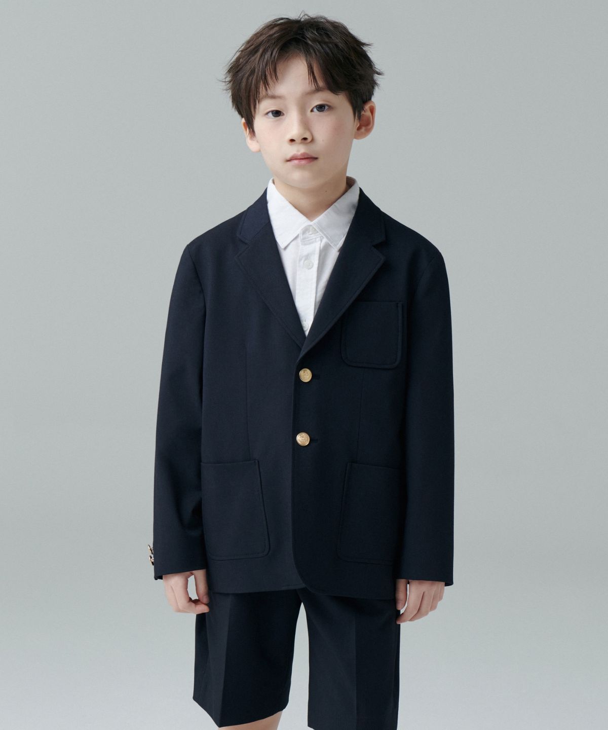 무신사 스탠다드 키즈(MUSINSA STANDARD KIDS) 프레피 블레이저 [네이비]