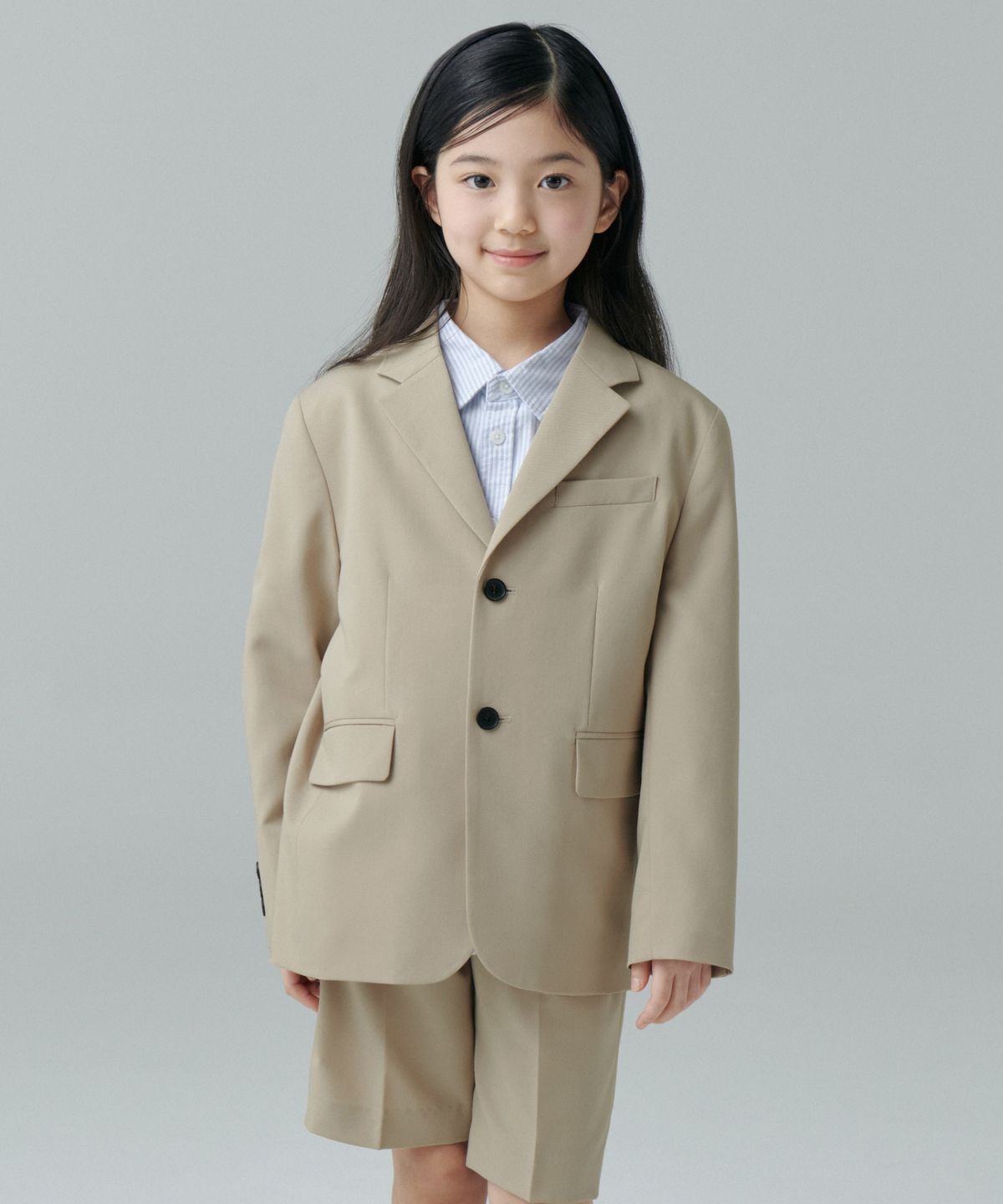 무신사 스탠다드 키즈(MUSINSA STANDARD KIDS) 베이식 블레이저 [베이지]