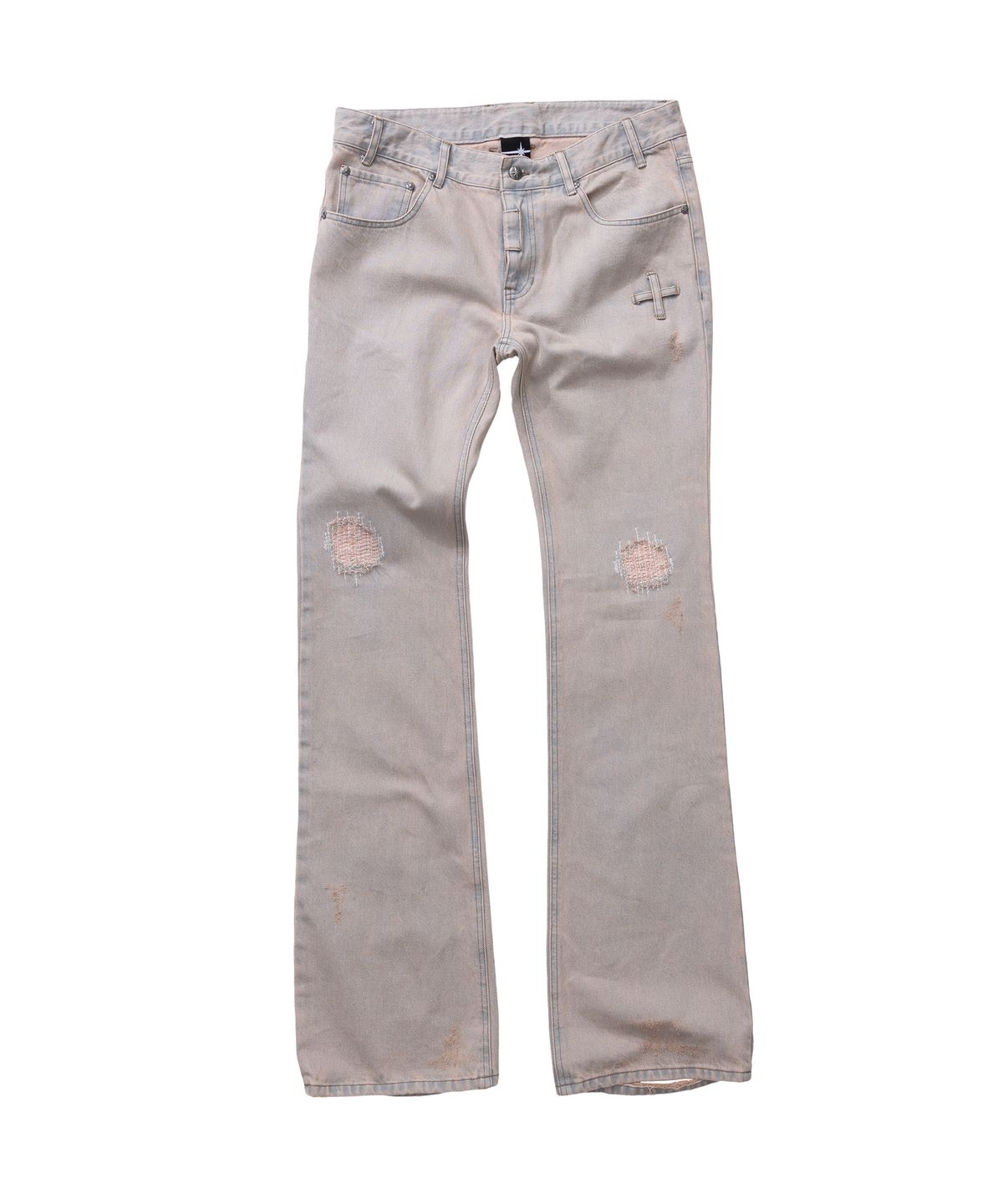틸던(TILLDAWN) STRAIGHT STACK DENIM dark beige