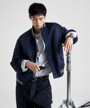 Reversible Aviator Jumper  Black