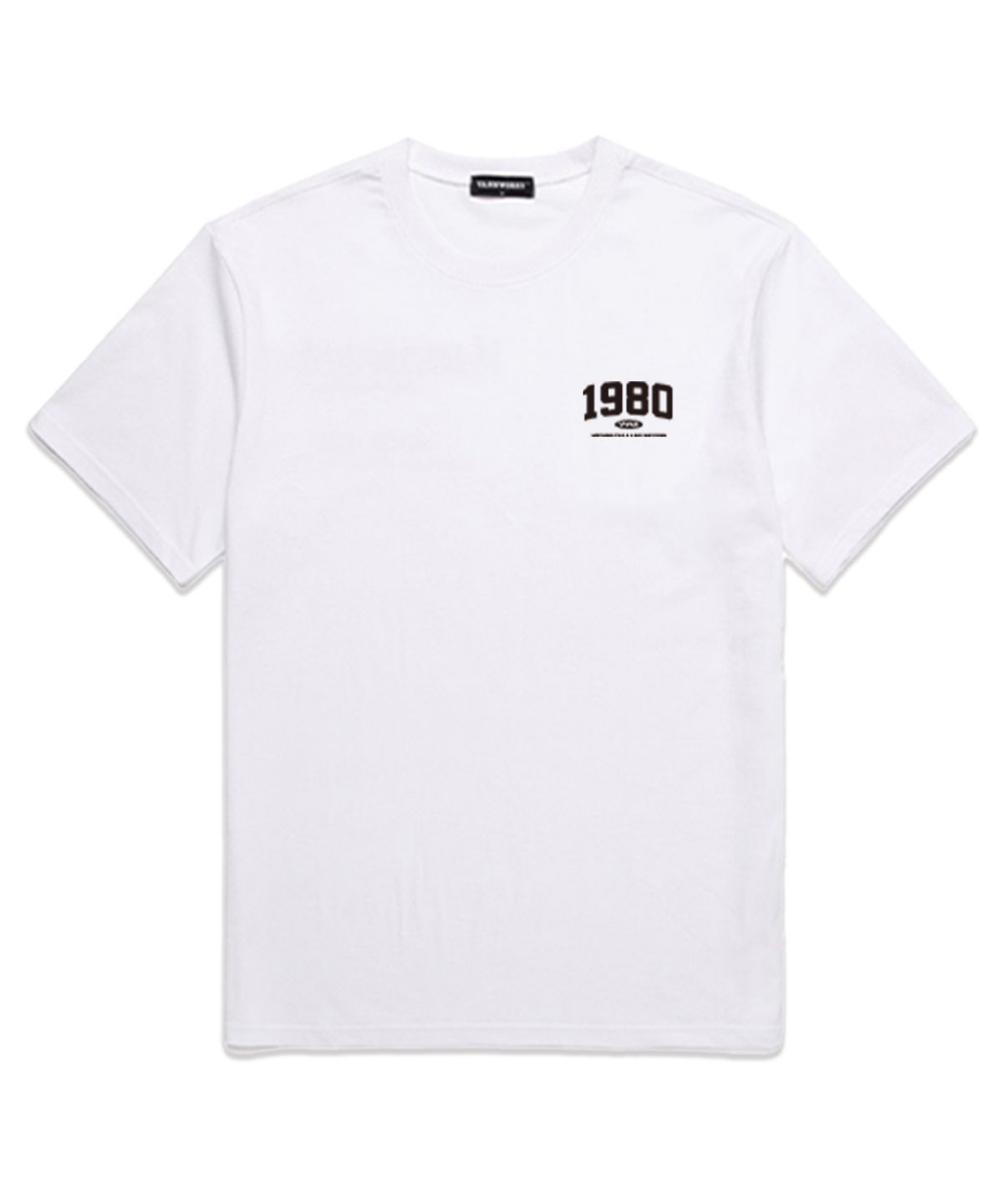 밴웍스(VANNWORKS) MINI 1980 오버핏 반팔 티셔츠 (VS0050) 화이트/블랙