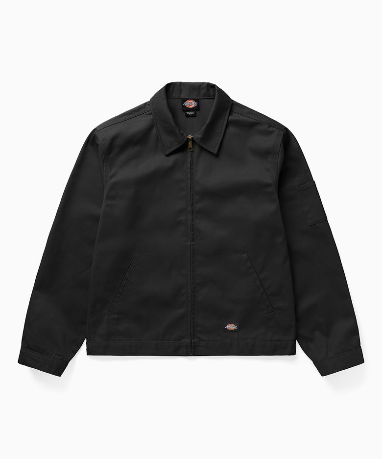 (XL,XXL) 아이젠하워 레귤러핏 워크 재킷 Black