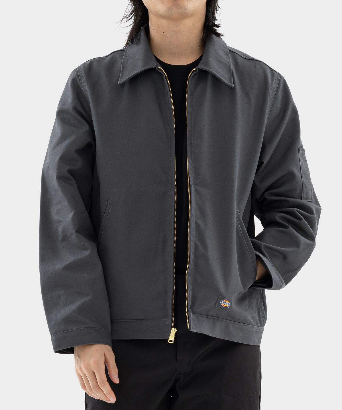 디키즈(DICKIES) 아이젠하워 레귤러핏 재킷 Charcoal