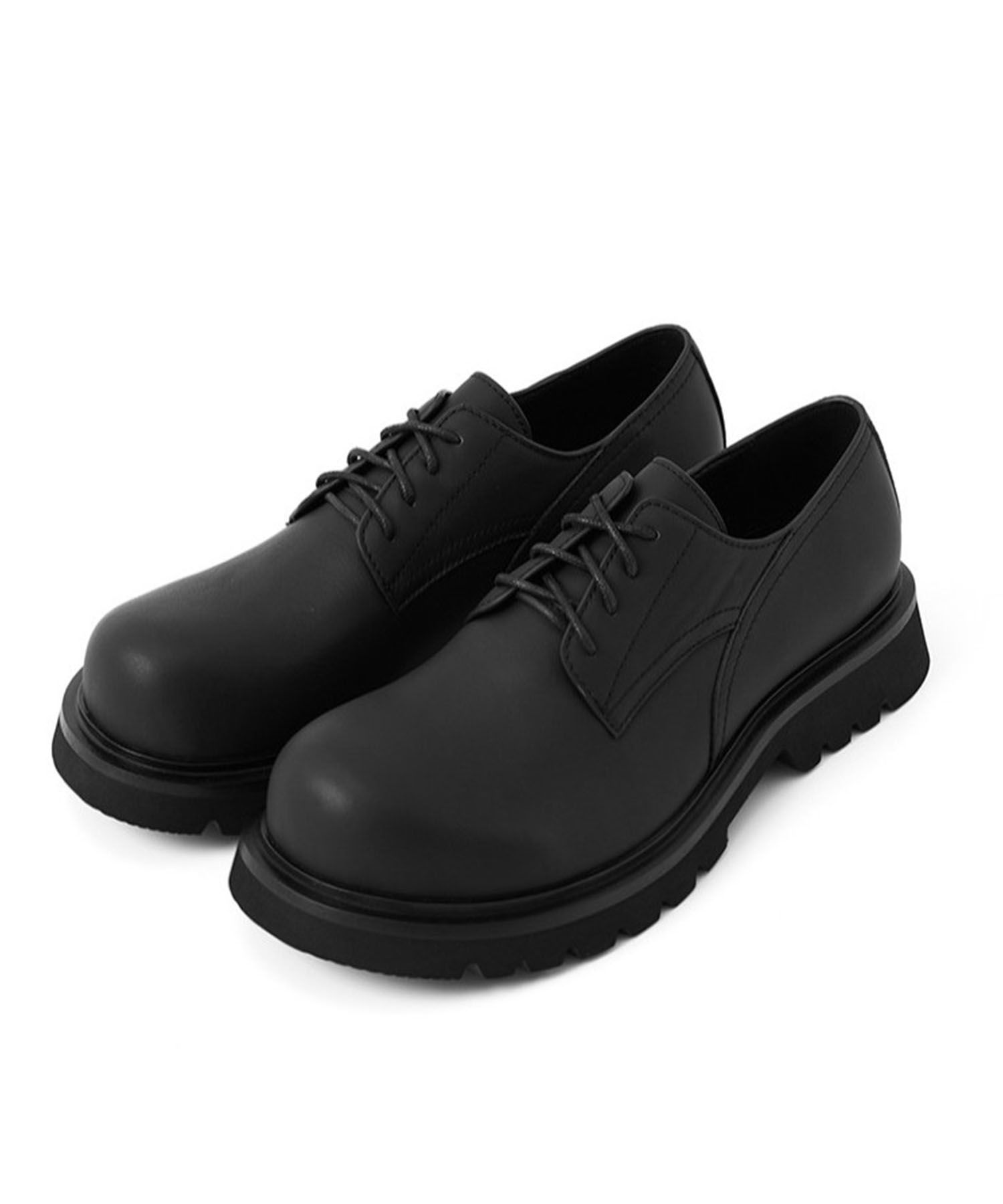 MUSINSA STANDARD ラウンドダービーシューズ MUSINSA公式 | MUSINSA STANDARD Round Derby Shoes_Black