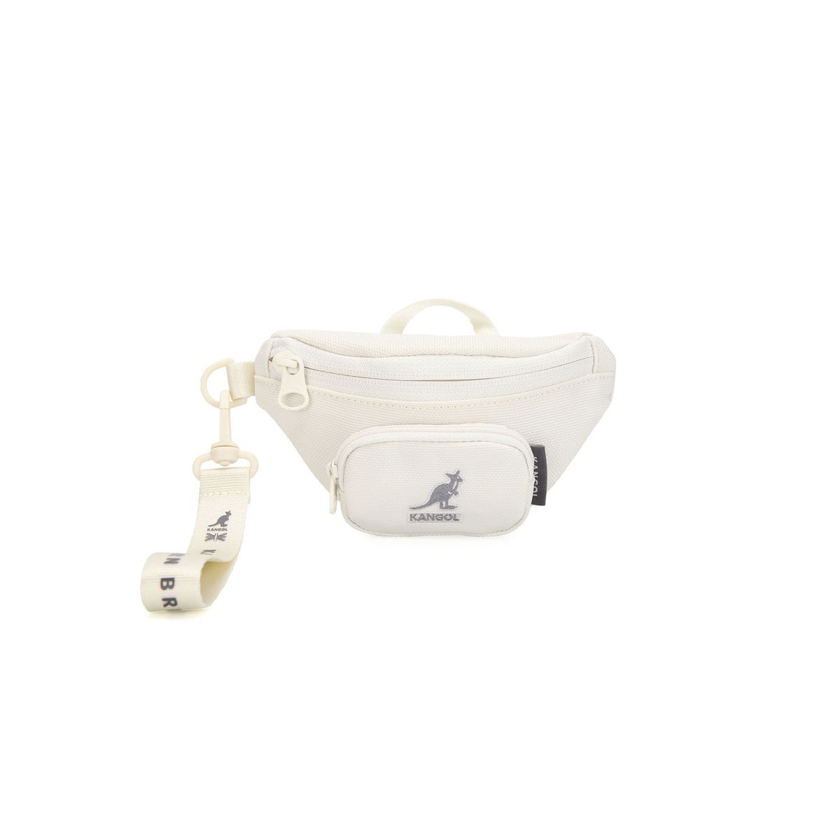 캉골(KANGOL) 아이콘 Ⅳ 파우치 참 4028 아이보리