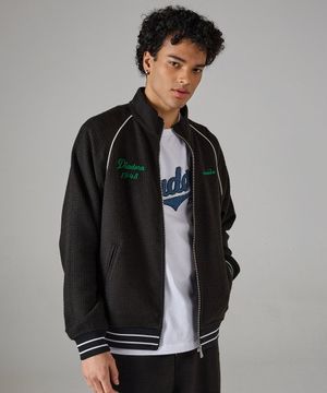 아티산 트위드 래글런 트랙자켓 BLACK