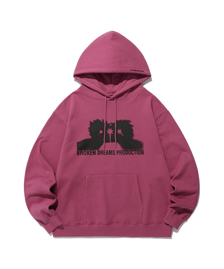 BROKEN DREAMS HOODIE_PINK(NG2ESUM405A)