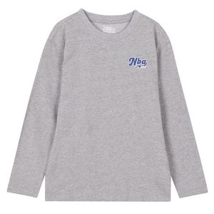 로고포인트 에어로쿨 싱글티셔츠(K241TS140P) 멜란지 그레이