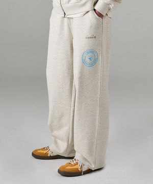 컴피 세미와이드 스웻팬츠 MELANGE GREY