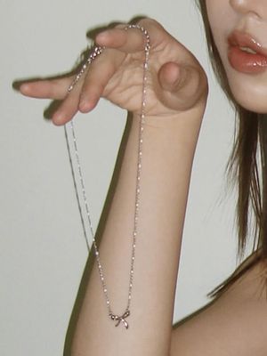 뉴 이어 리본 써지컬 네크리스