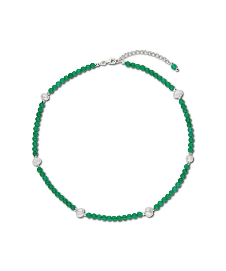 i need. Necklace-12 Green Onyx Fresh Water Pearl  Point