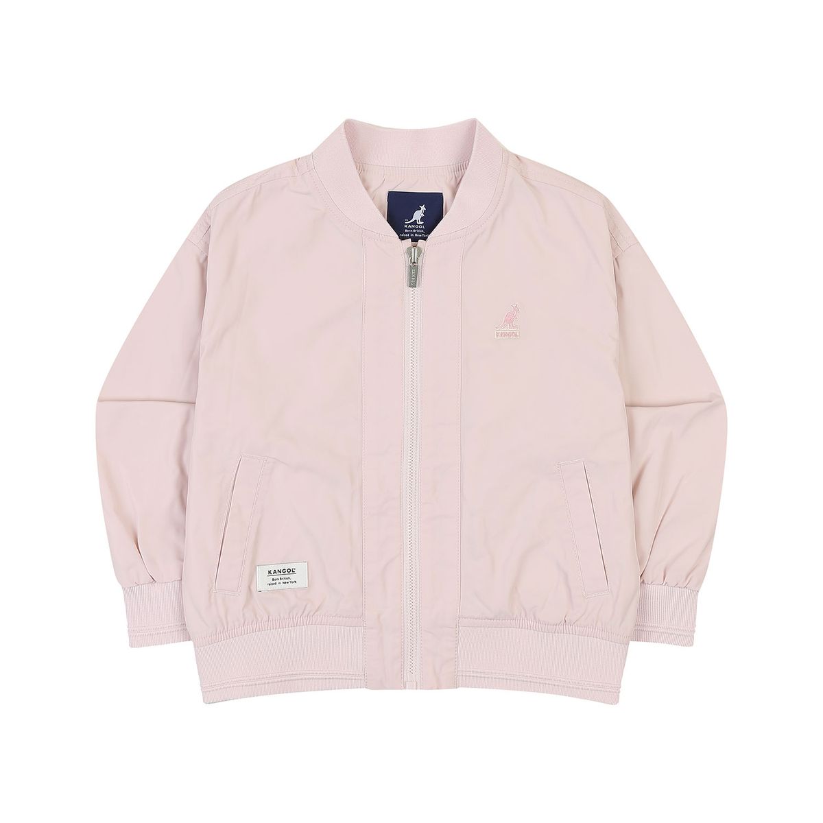 캉골키즈(KANGOL KIDS) 뉴 크롭 블루종 점퍼 QA 0006 라이트 핑크/AQACJP00060LP