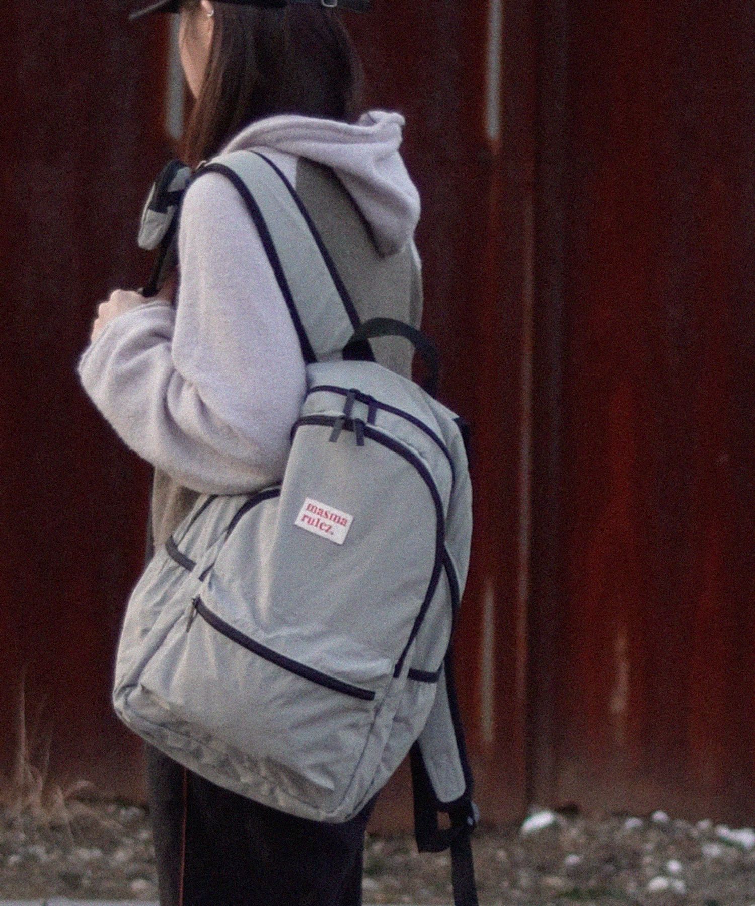 ◆masmarulez◆ Airpod pouch set Layered backpack black 50045 에어팟파우치세트] Layered backpack _ black : Masmarulez