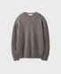 CASHMERE WOOL CREWNECK KNIT [COFFEE BROWN]