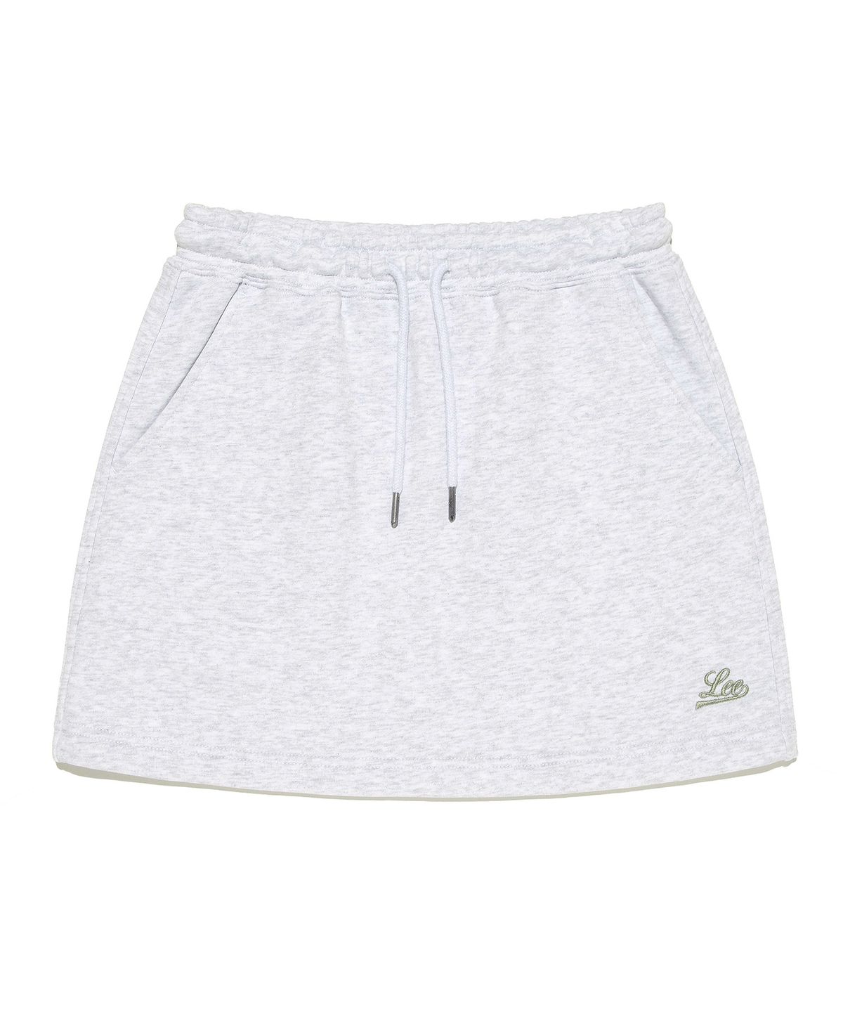 리(LEE) 우먼 스웻 미니 스커트 라이트 그레이