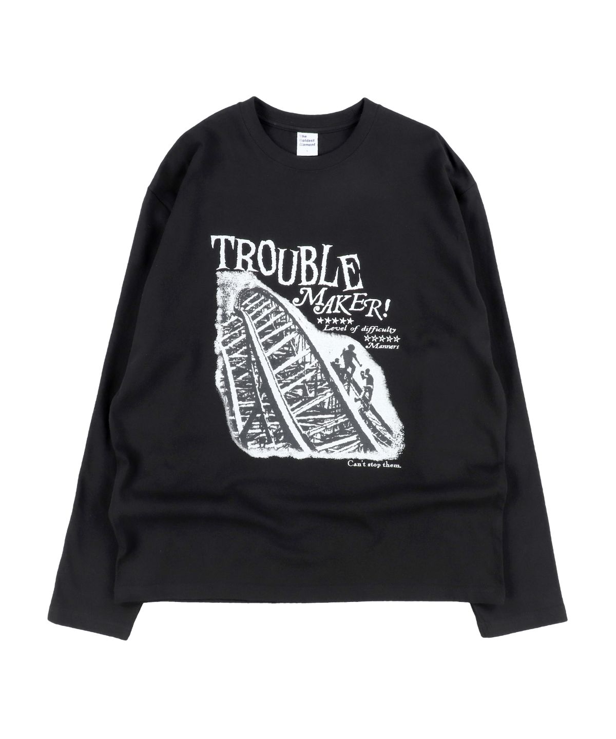 더콜디스트모먼트(THE COLDEST MOMENT) TCM trouble long sleeve (black)
