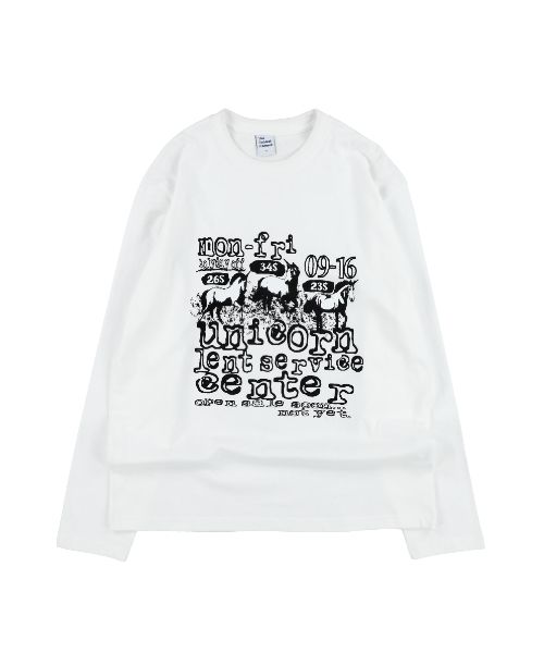 Tシャツ・カットソー THE COLDEST MOMENT TCM unicorn T white MUSINSA | THE COLDEST MOMENT TCM unicorn long sleeve (white