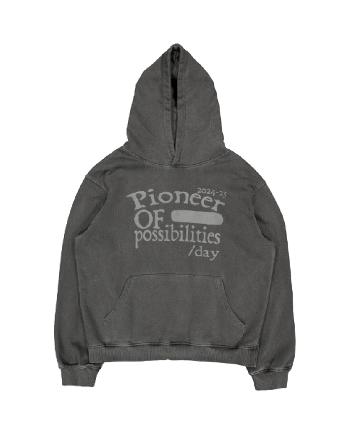 더콜디스트모먼트(THE COLDEST MOMENT) TCM pioneer hoodie (charcoal)