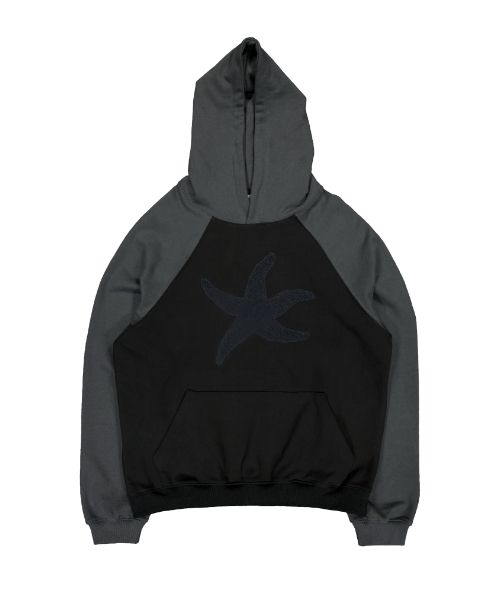 MUSINSA | THE COLDEST MOMENT TCM rag hoodie (black)