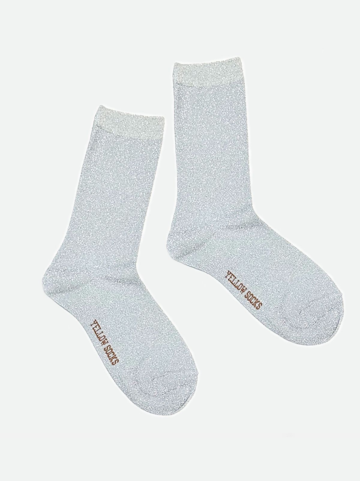 옐로우삭스(YELLOWSOCKS) 글리터 삭스 실버 스카이