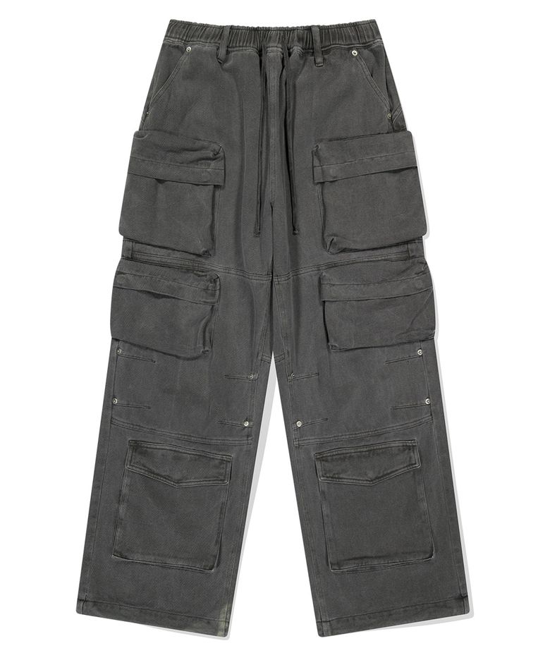 OVERDYED UTILITY PANT CHARCOAL(MG2ESMD110A)