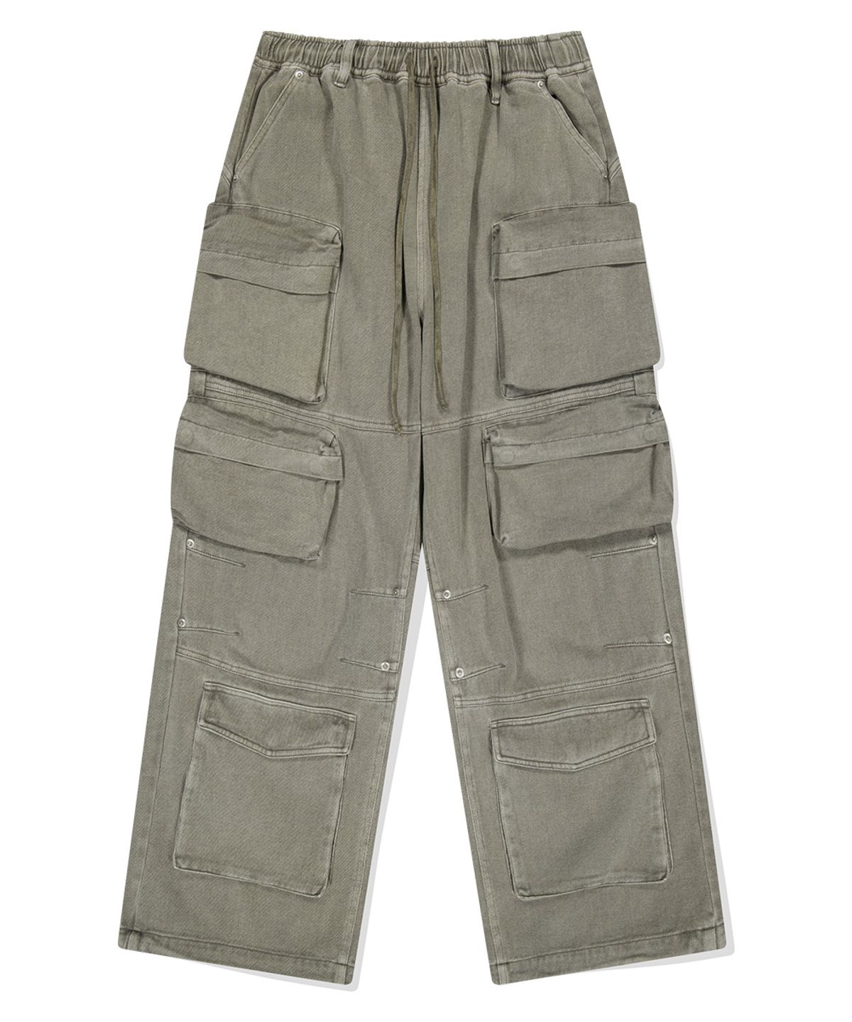 마하그리드(MAHAGRID) OVERDYED UTILITY PANT KHAKI(MG2ESMD110A)