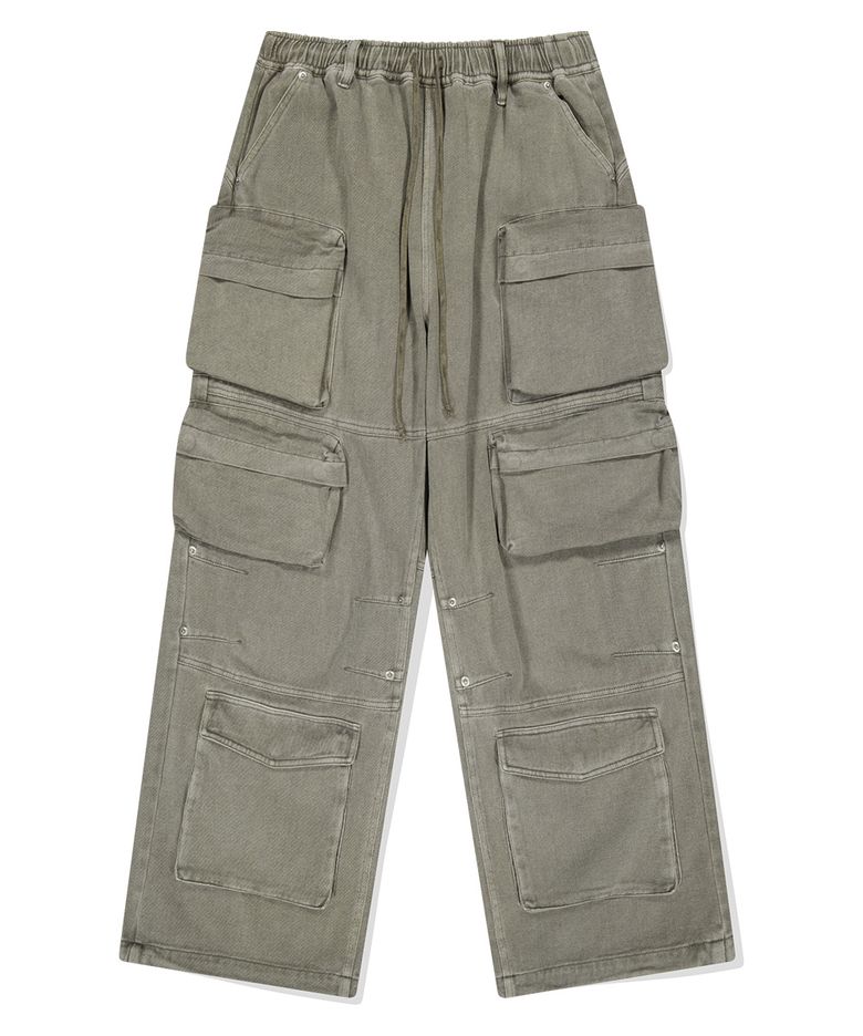 OVERDYED UTILITY PANT KHAKI(MG2ESMD110A)