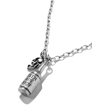 MOLOTOV COCKTAIL NECKLACE SILVER(MG2ESMAB84A)