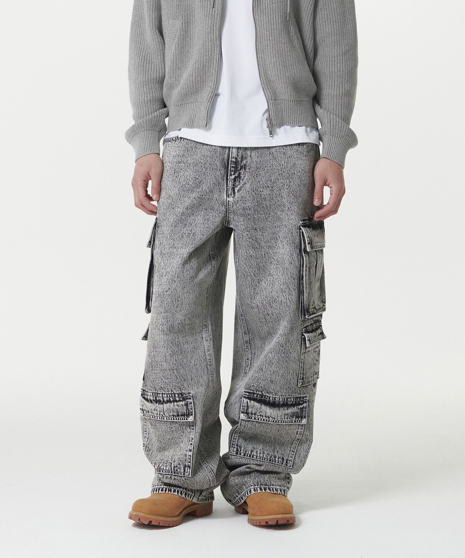 ★MUSINSA STANDARD★ Wide multi-pocket cargo denim pants aci MUSINSA | MUSINSA STANDARD Wide multi-pocket cargo denim