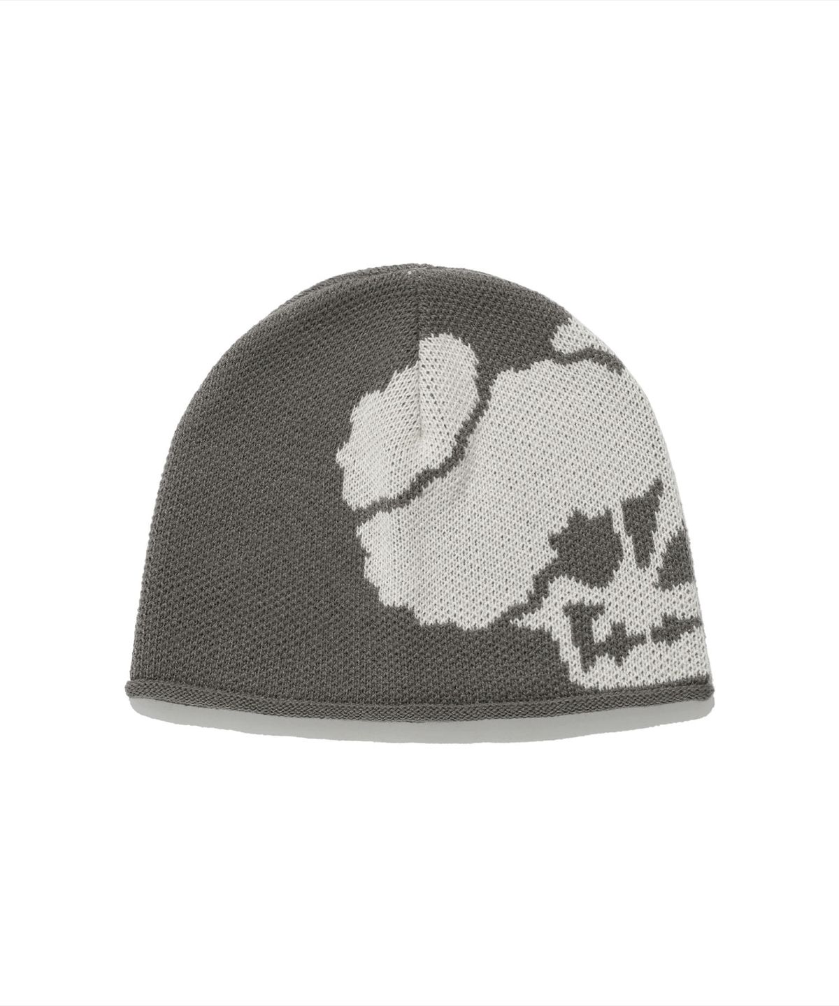나이스고스트클럽(NICEGHOSTCLUB) SKULL HEAD KNIT BUCKET HAT_CHARCOAL(NG2ESUAB21A)