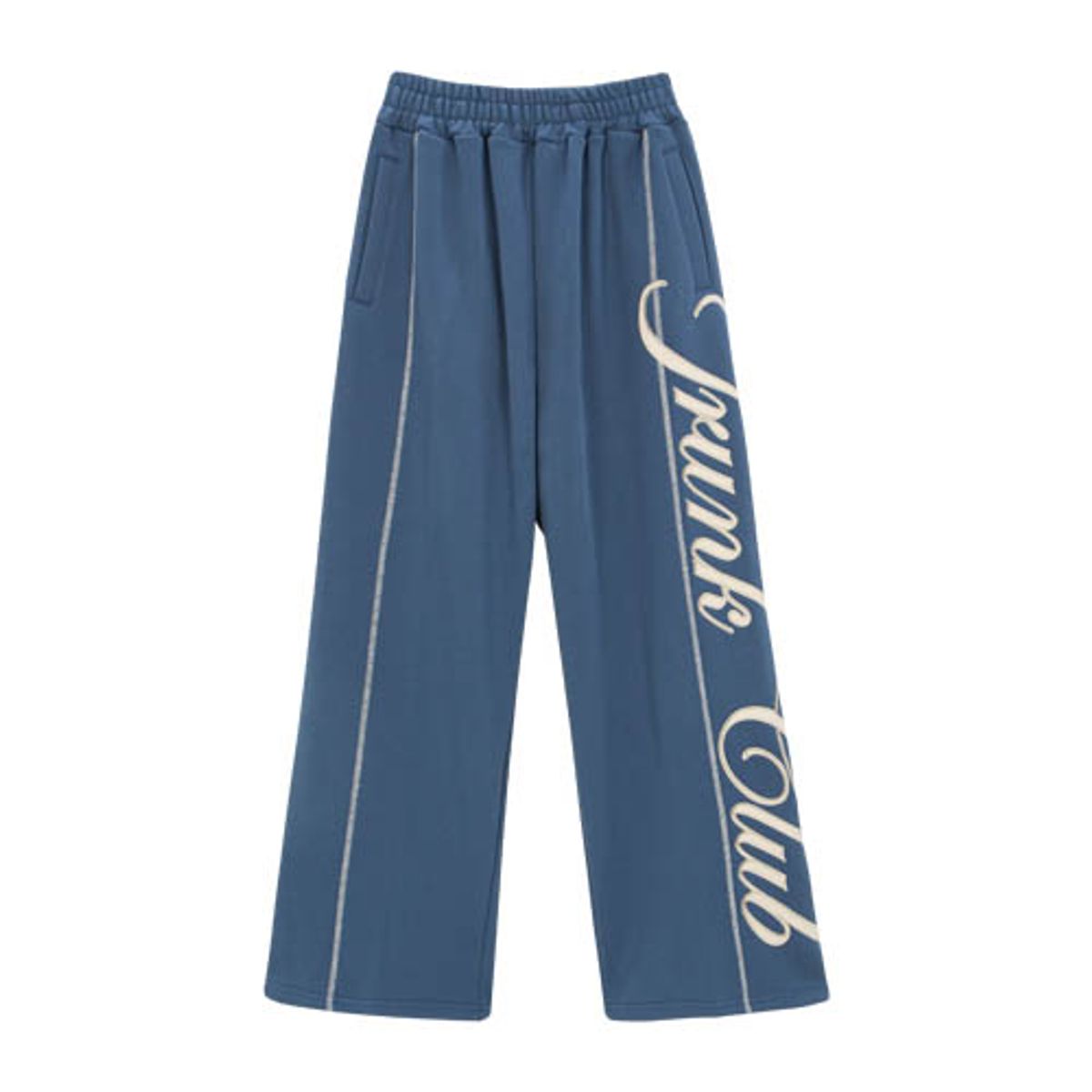 아웃 오브 트렁크(OUT OF TRUNK) TRUNK Embroidered Logo Sweatpants (Blue)