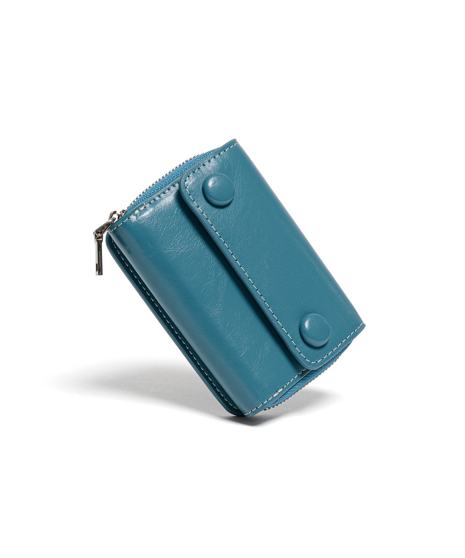 ◇LE MASQUE◇ Dot pocket coin zipper bill card wallet dusty MUSINSA | LEMASQUE Dot pocket coin zipper bill card wallet