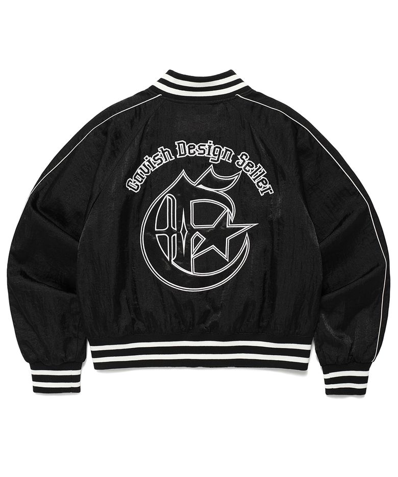 W SIDELINE BOMBER JACKET BLACK(CV2ESFB963A)