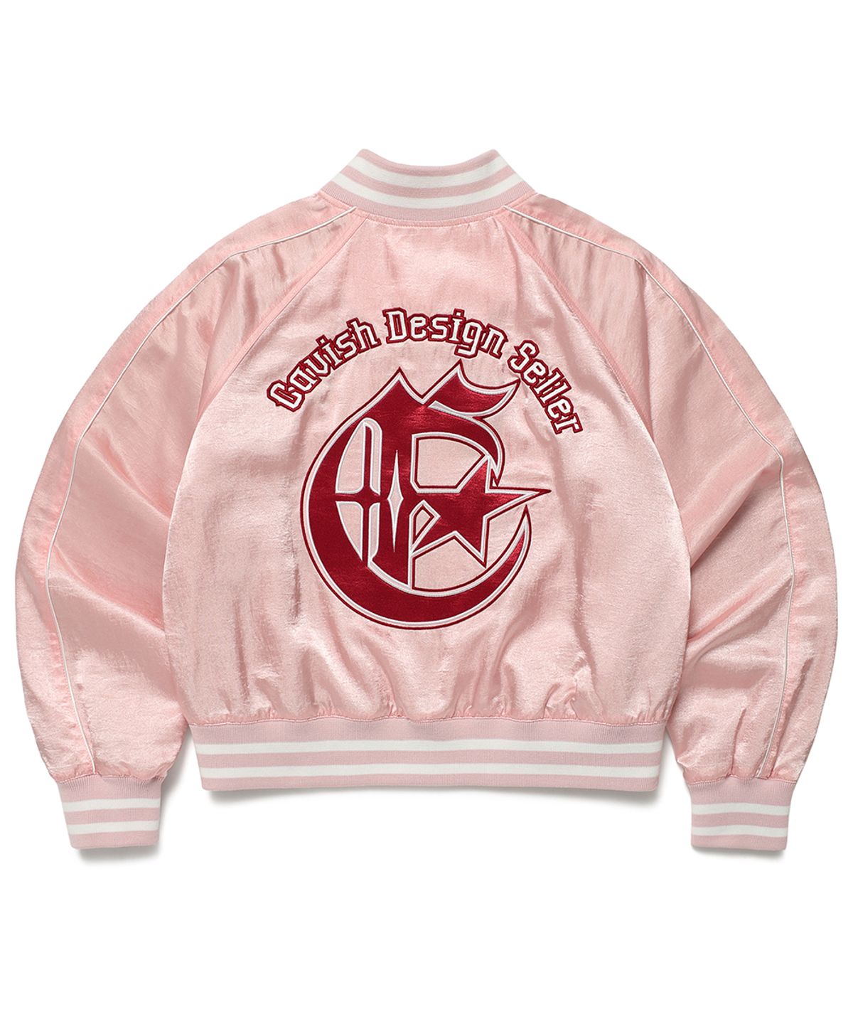 카비시(CAVISH) W SIDELINE BOMBER JACKET PINK(CV2ESFB963A)