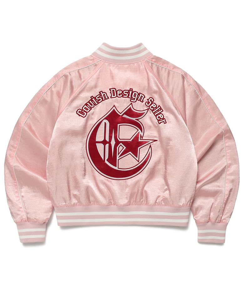 W SIDELINE BOMBER JACKET PINK(CV2ESFB963A)