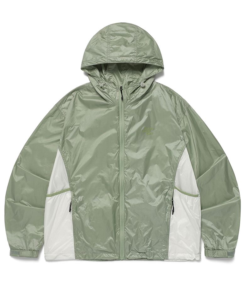 LIGHT SHELL WIND BREAKER GREEN(CV2ESUB960A)