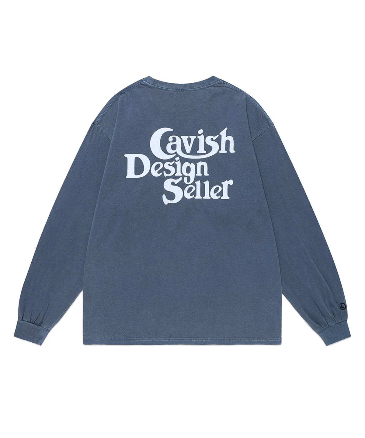 카비시(CAVISH) PIGMENT SELLER LOGO LS TEE BLUE(CV2ESUT552A)